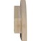 Ekena Millwork Half Round Gable Vent Unfinished, Functional, Pine Gable Vent w/ Brick Mould Face Frame, 20"W x 10"H GVWHR20X1000SFUPI - alternate 2